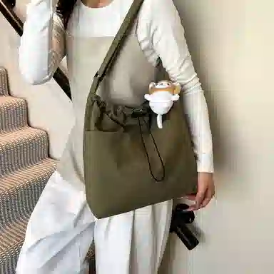 醇龙 简约时尚潮流百搭高级 尼龙布 单肩包 常规 男女同款情侣款 多色