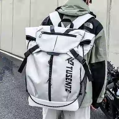 茵初 大容量运动训练篮球背包休闲旅行书包 牛津布 双肩包 常规 男女同款情侣款 多色