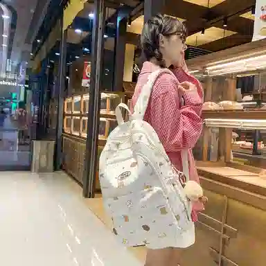 醇龙 时尚简约 尼龙 双肩包 女款 多色