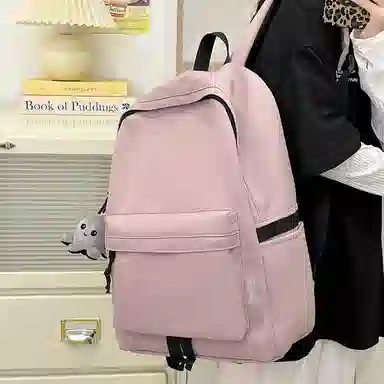 醇龙 纯色简约时尚百搭 尼龙 双肩包 男女同款情侣款 多色