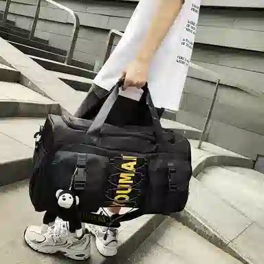 醇龙 大容量  干湿分离  多用途 时尚挂件 尼龙 旅行包 男女同款情侣款 多色