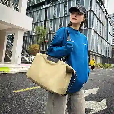 醇龙 时尚大容量短途出差高级轻便 覆膜牛津布 旅行包 男女同款情侣款 多色