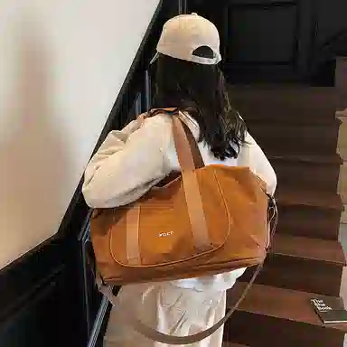 醇龙 短途出差行李袋轻便大容量 尼龙 旅行包 男女同款情侣款 多色