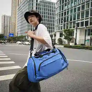 醇龙 干湿分离带独立鞋仓 尼龙 旅行包  男女同款情侣款 多色