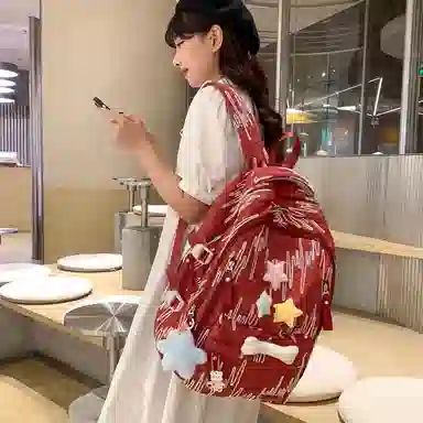 醇龙 百搭简约大容量减负旅行 双肩包 尼龙 女款 多色