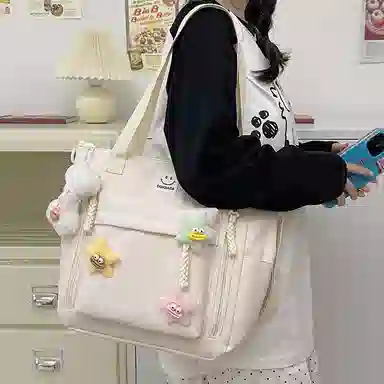 Chunlong Nylon Crossbody Bag