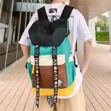 醇龙 时尚潮酷大容量旅行百搭 牛津布 双肩包 常规 男女同款情侣款 多色