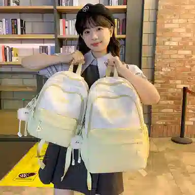 醇龙  休闲简约小众扎染大容量    双肩包  女款