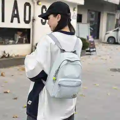 醇龙 日系小型旅行简约学生 尼龙 背包双肩包 女款