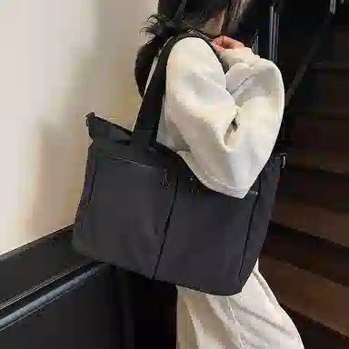 醇龙 大容量百搭通勤时尚潮流 尼龙 托特包单肩包 常规 男女同款情侣款 多色