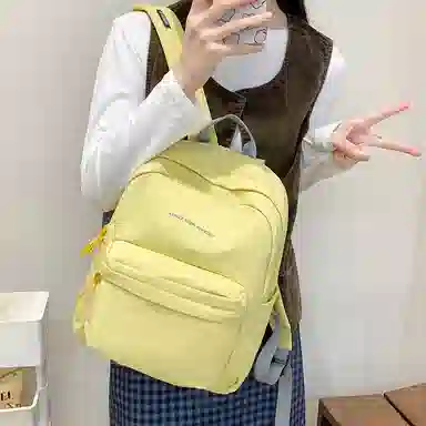 醇龙 简约通勤旅行轻便 尼龙布 双肩包 大号 女款 多色