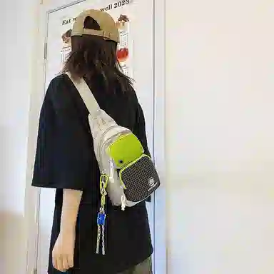 醇龙  斜挎包时尚胸包男女通用尼龙单肩包休闲外出旅游小背包运动包 多色