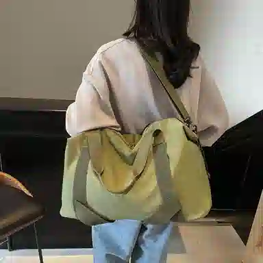 醇龙 时尚轻便大容量手提出差行李包短途旅游衣物收纳包 尼龙 旅行包 男女同款情侣款 多色