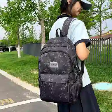 醇龙 国风简约大容量 尼龙 双肩包 常规 男女同款情侣款 多色