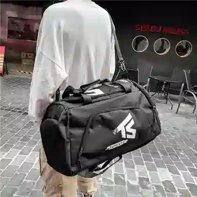 醇龙 多功能双肩大容量 牛津纺 旅行包 常规 男女同款情侣款 黑/红/灰