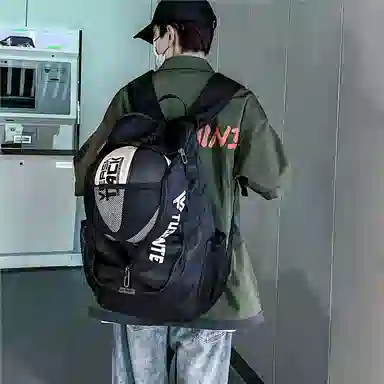 醇龙  男女通用多色牛津布双肩包大容量运动背包