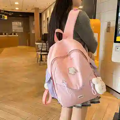 醇龙 高颜值小众洋气简约百搭外出旅游轻便 尼龙 双肩包 女款 多色