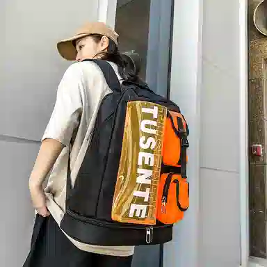 醇龙 男女通用 多色 牛津布 大容量拉链开合休闲 双肩包