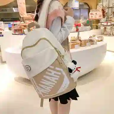 醇龙 高颜值护脊减负旅行轻便大容量学生 双肩包 尼龙 男女通用 多色