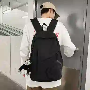 醇龙 简约大容量时尚百搭通勤学生 尼龙 双肩包 常规 男女同款情侣款 多色