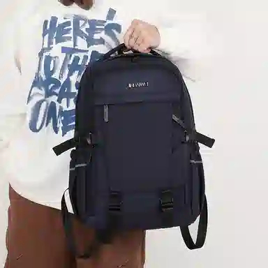 醇龙 大容量电脑背旅行商务扩容大学生 尼龙 双肩包 男款 多色