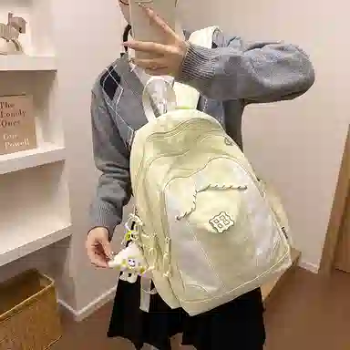 醇龙 暗黑系工装风街拍时尚轻便 尼龙 双肩包 女款 多色