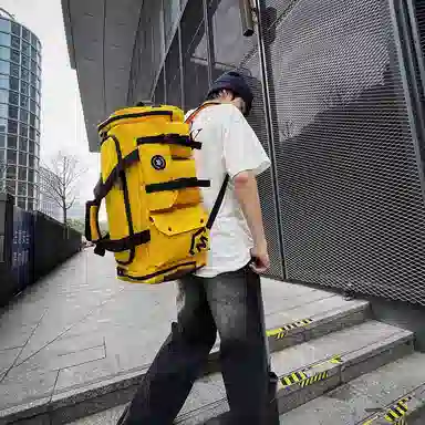 醇龙 大容量多功能干湿分离带独立鞋仓 牛津布 旅行包 男女同款情侣款 黑/黄/灰/白/紫/粉/青绿/桔红