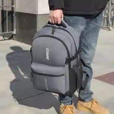 茵初 通勤出差大容量商务防泼水 耐磨面料 双肩包 常规 男女同款情侣款 多色