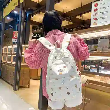 醇龙 时尚简约 尼龙 双肩包 女款 多色