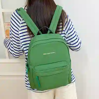 醇龙 简约通勤旅行轻便 尼龙布 双肩包 大号 女款 多色