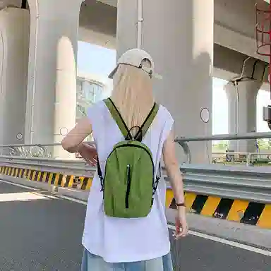 醇龙 外出轻便简约 尼龙 单肩斜挎双肩包 女款 多色