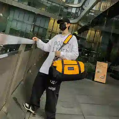 醇龙 大容量 干湿分离 尼龙 旅行包 男女同款情侣款 多色