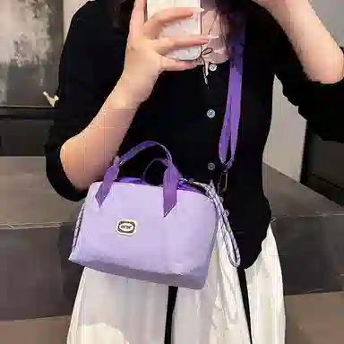 醇龙 百搭轻便时尚通勤小包休闲抽绳 尼龙 手提包 常规 男女同款情侣款 多色