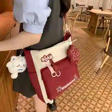 醇龙 学生补习上课大容量 单肩包斜挎包 尼龙 男女通用 多色