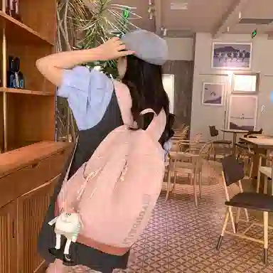 醇龙  尼龙春游小背包外出旅游学生补课双肩包 男女通用 多色