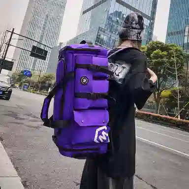 醇龙 大容量多功能干湿分离带独立鞋仓 牛津布 旅行包 男女同款情侣款 黑/黄/灰/白/紫/粉/青绿/桔红