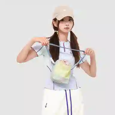 醇龙 可爱多巴胺运动撞色雨伞水壶包少女轻便 尼龙 单肩包 女款 多色