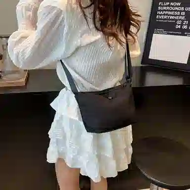 醇龙 通勤轻便百搭时尚 尼龙布 单肩包 常规 男女同款情侣款 多色