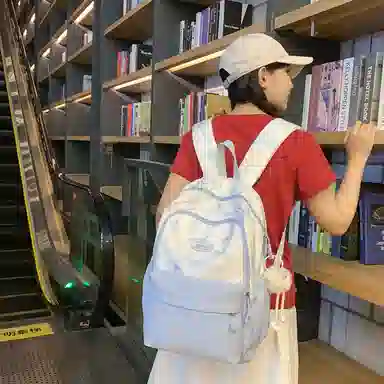 醇龙  休闲简约小众扎染大容量    双肩包  女款