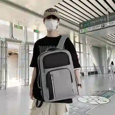 醇龙 牛津布 大容量休闲时尚 双肩包 男女同款情侣款 多色