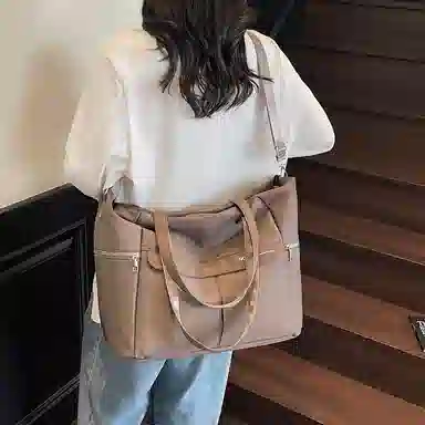 醇龙 高颜值时尚百搭大容量简约通勤 尼龙 托特包单肩包 男女同款情侣款 多色