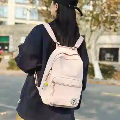 醇龙 日系小型旅行简约学生 尼龙 背包双肩包 女款