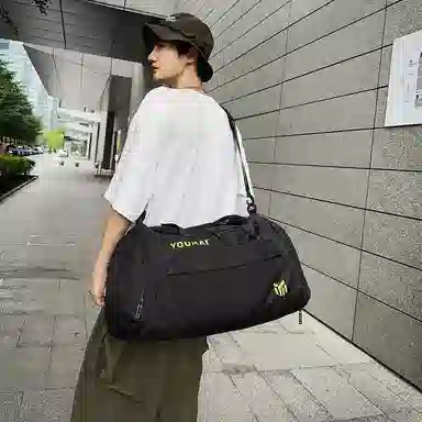 醇龙 干湿分离带独立鞋仓 尼龙 旅行包  男女同款情侣款 多色