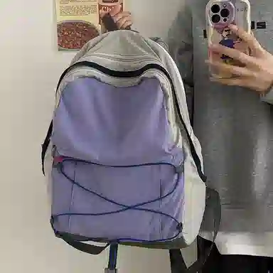 醇龙 轻便外出春游徒步爬山旅行骑行运动学生 尼龙 双肩包 男女通用 多色