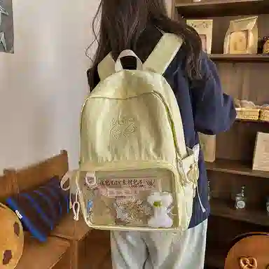 醇龙 二次元卡通 尼龙 双肩包 女款 多色