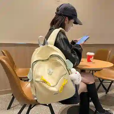 醇龙 高颜值小众洋气简约百搭外出旅游轻便 尼龙 双肩包 女款 多色