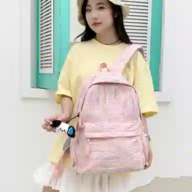 醇龙 男女通用 多色 牛津布 双肩包 拉链开合大容量休闲