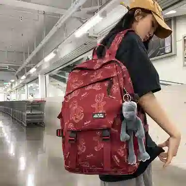 醇龙 大容量简约 尼龙 男女通用 双肩包 多色