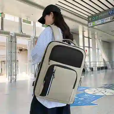 醇龙 牛津布 大容量休闲时尚 双肩包 男女同款情侣款 多色