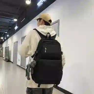 醇龙 尼龙 男女通用 多色 拉链开合大容量 双肩包